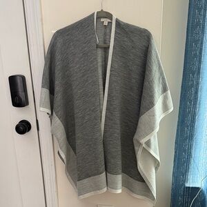 LOFT Gray Knit Cardigan